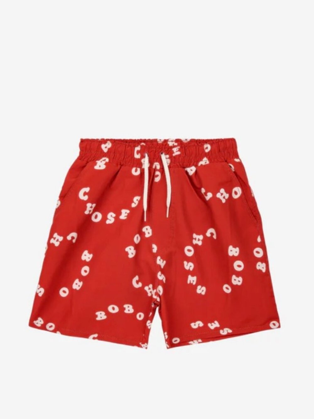Bobo Choses Boys Red Circle All Over Swim Shorts